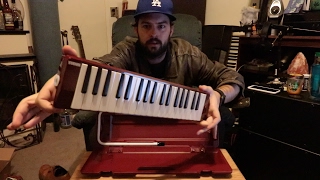 Yamaha P37D Pianica Melodica Unboxing and First Try [upl. by Ddat]