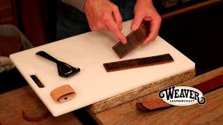 How to Use a Leather Skiver [upl. by Leur]