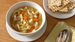 Easiest Chicken Soup from Leftover Chicken  The Easiest Way [upl. by Elleirb]