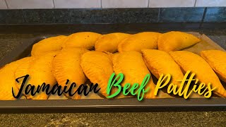 How To Make Jamaican Beef Patties  StaceyB kitchen [upl. by Atidnan]