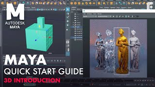 Introduction to Maya  1 Hour Quick Start Guide [upl. by Luapnaej]