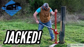 The EASIEST Way to Remove a Fence Post [upl. by Kenon]