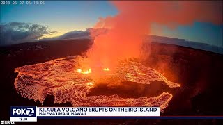 Hawaiis Kilauea volcano erupts again [upl. by Agn]