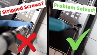 How to remove small stripped screw from electronics [upl. by Dannica805]