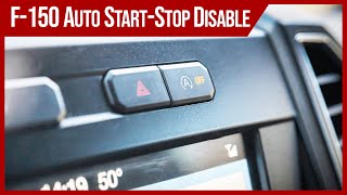 Disable AUTO START STOP on Ford F150 [upl. by Adnohr]