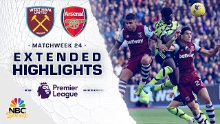 West Ham United v Arsenal  PREMIER LEAGUE HIGHLIGHTS  2112024  NBC Sports [upl. by Larrabee212]