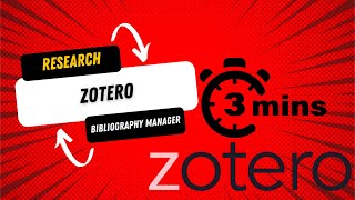 Utilisation de Zotero en trois minutes [upl. by Dumas]