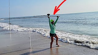 How To Cast A Surf Fishing Rod For Distance amp Accuracy [upl. by Akenom]