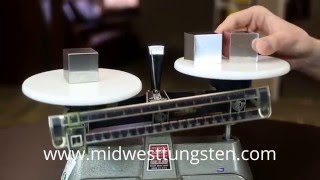 Tungsten vs Aluminum Cubes  Density Check [upl. by Ruben438]