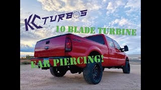 KC Turbos 10 Blade Stage 2 Turbo SOUND Loud Whistle [upl. by Leen]