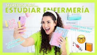 12 TRUCOS PARA ESTUDIAR ENFERMERÍA 🤓📙 [upl. by Eliason466]