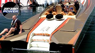 3000HP TURBINE BOAT STARTUP LOUD [upl. by Petigny816]