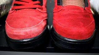 HOW TO DYE SUEDE NIKES JORDANS ETC [upl. by Wu8]