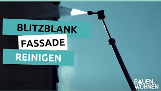 Blitzblank  Fassade reinigen  BAUEN amp WOHNEN [upl. by Llehsram45]