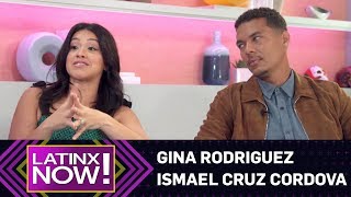 Gina Rodriguez amp Ismael Cruz Cordova Talk quotMiss Balaquot  Latinx Now  E News [upl. by Hylton573]