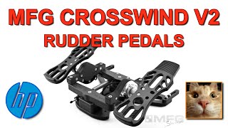 MFG Crosswind V2 rudder pedals  setup amp review [upl. by Goldy]