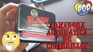 MAYORISTA DE GROW SHOP Cómo se usa la maquina automática RAW [upl. by Bigner]