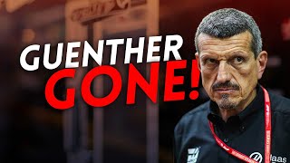 GUENTHER STEINER’S sudden departure from HAAS F1 team [upl. by Percy]