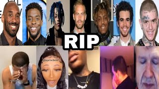 Live reactions to celebrity deaths [upl. by Naillik192]