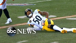 Steelers linebacker suffers major back injury [upl. by Zosema368]