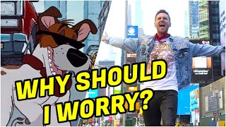 Why Should I Worry Oliver and Company Cover in TIMES SQUARE [upl. by Ecinahs]