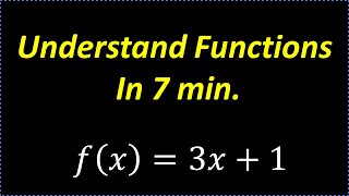 Learn Functions – Understand In 7 Minutes [upl. by Jethro]