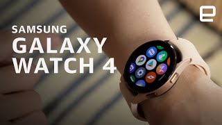 Samsung Galaxy Watch 4 handson Faster and packed with health features [upl. by Aeuhsoj]