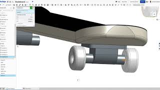 Modeling a Skateboard in Onshape CAD [upl. by Odilo]