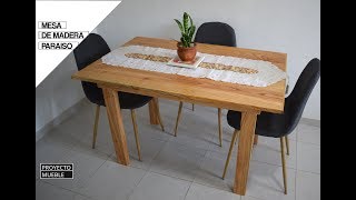 Mesa de Madera Paraíso Wood Table [upl. by Kemp]