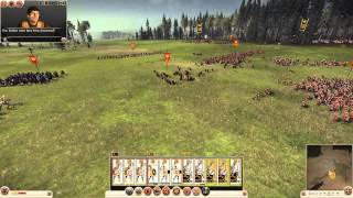 Rome Vs Germanic Tribes  10000 Unit cinematic battle  Total War Rome II [upl. by Dash]