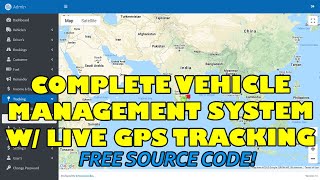 Fleet Management System with Live GPS Tracking in PHP  Free Source Code Download [upl. by Bury]