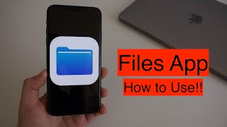 How To Use the Files App iPhone amp iPad [upl. by Mcfarland]