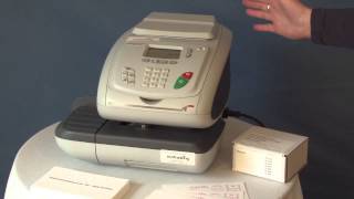 How to change a Neopost IS350 Smart Franking Machine Ink Cartridge [upl. by Hake325]