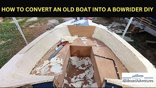 Boat conversion into Bowrider [upl. by Voccola440]