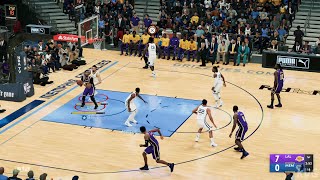 NBA 2K22  Los Angeles Lakers vs Memphis Grizzlies  Gameplay PS5 UHD 4K60FPS [upl. by Anirac]