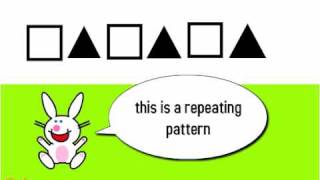 REPEATING PATTERNS USING SHAPES [upl. by Gerianne]