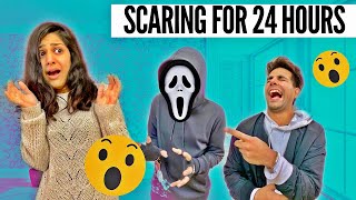 Scaring My Brother amp Sister for 24 Hours  Rimorav Vlogs [upl. by Mercy]