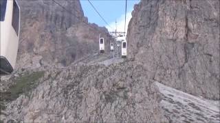 The Coffin Lifts Selva Val Gardena Italian Dolomites [upl. by Pacian]