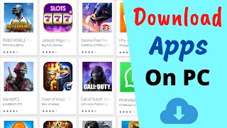 How to download games and apps from Playstore in PC [upl. by Girish969]