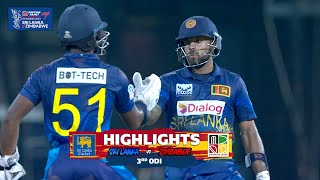 3rd ODI  Sri Lanka vs Zimbabwe  Highlights  11 January 2024 [upl. by Flinn550]