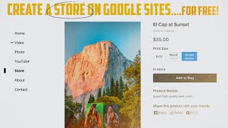 Set Up Your Online Store for FREE with Google Sites StepbyStep Guide [upl. by Keviv223]