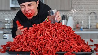 10000 Calorie FLAMIN HOT CHEETOS Challenge [upl. by Babbette]