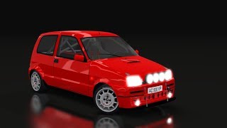 Assetto Corsa  Fiat Cinquecento Sporting Abarth 3 Version [upl. by Yessej]