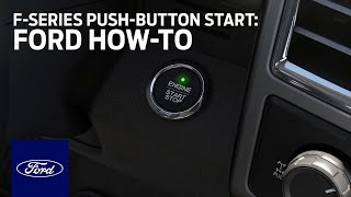 PushButton Start FSeries Diesel  Ford HowTo  Ford [upl. by Adriaens438]