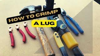 How to crimp a lug 3 methods tested [upl. by Franek822]