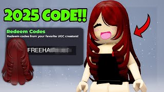 CODES FOR FREE HAIR ROBLOX 2025 [upl. by Acissaj]