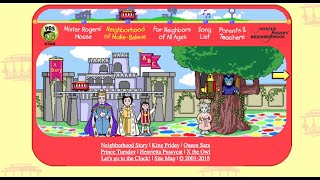 Original Mister Rogers pbskidsorg website  part 2 [upl. by Gaspard]