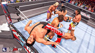 WWE 2K22 30 quotLegendsquot Royal Rumble Match [upl. by Raseta]