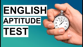 ENGLISH Aptitude Test PRACTICE Questions amp Answers [upl. by Hessler655]