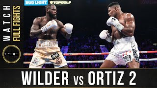 Wilder vs Ortiz 2 FULL FIGHT November 23 2019 [upl. by Dorotea]